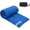 KingCamp Cotton Extra Large Warm Windproof Flannel Sleeping Bag Wearable Camping Blanket Quilt