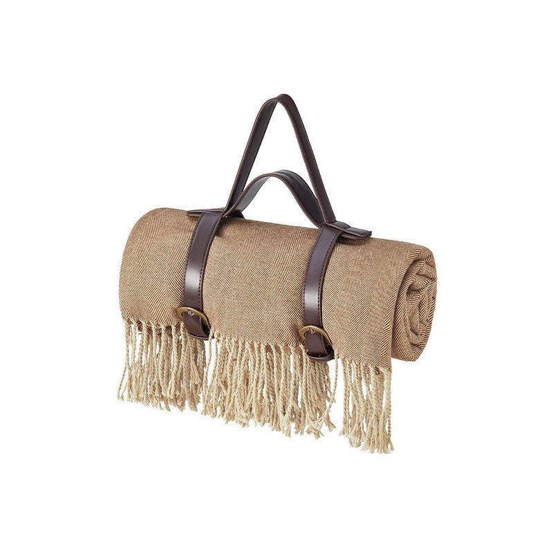 KingCamp Warm Travel Tassel Multi-functional Soft Washable Beach Office Picnic Blanket