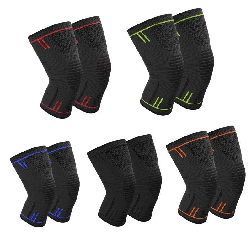 Women Men Running Sport Arthritis Compression Sleeves Knee Braces 2-Pack