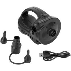 KingCamp Electric Inflator Deflator Air Mattress Pump Portable with 3 Nozzles 5V Rechargeable USB Air Pump