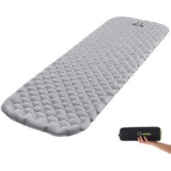ATEPA Lightweight Inflatable Compact Air Mattress Insulated Ultralight Sleeping Pad for Backpacking Camping