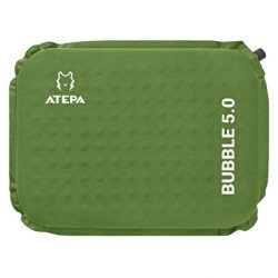 ATEPA 1-Pack  2-Pack Self-Inflating Insulated Seat Cushion with Carrying Bag, 5CM Thick-Green-2-PACK