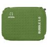 ATEPA 1-Pack  2-Pack Self-Inflating Insulated Seat Cushion with Carrying Bag, 5CM Thick-Green-2-PACK