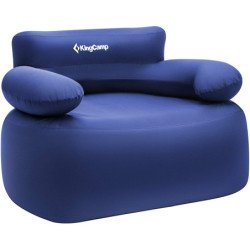 KingCamp 1-3 People Inflatable Portable Air Sofa-Navy/Single