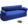 KingCamp 1-3 People Inflatable Portable Air Sofa-Navy/Double
