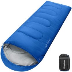 KingCamp OASIS 300 Extra Wide Lightweight Square Sleeping Bag KS3155-Right-Blue