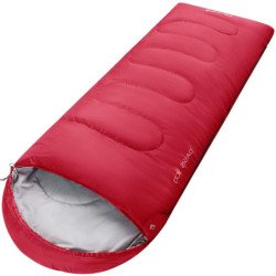 KingCamp OASIS 300 Extra Wide Lightweight Square Sleeping Bag KS3155-Left-Crimson