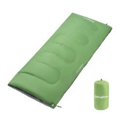 KingCamp 3 Season Camping Sleeping Bags Joinable Envelope Lightweight Compact for Adults Outdoor -Green-Right