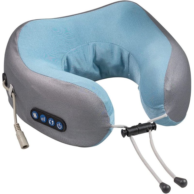 EEZEE U-Shaped Memory Foam 3 Pattern Vibration Travel Massager Neck Pillow