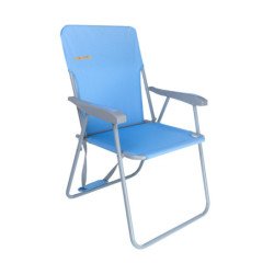 WEJOY High Back Supports 300 lbs Outdoor Lawn Concert Beach Folding Chair with Hard Arms Shoulder Strap Pocket