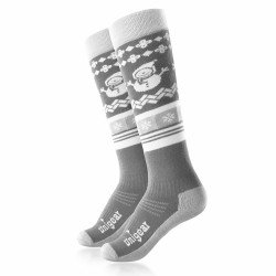 Kids Ski Socks for Boys Girls XS Grey