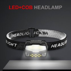 LED Headlamp, USB Rechargeable LED Head Lamp, Head Light for Camping Fishing and Outdoor