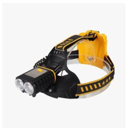 Brightest High 2500 Lumen LED Headlamp,18650 USB Rechargeable IPX4 Waterproof Flashlight