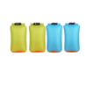 4PCS Waterproof 20D Silicone Coated Nylon Storage Dry Bag, Diamond Ripstop Roll-Top Drybag Sacks 18L/ 25L