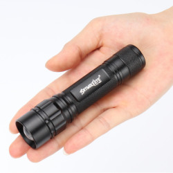 Small Mini LED Flashlight Battery-Powered Handheld Pocket Torch for Outdoor, Emergency, Everyday Flashlights, 4.4 Inch