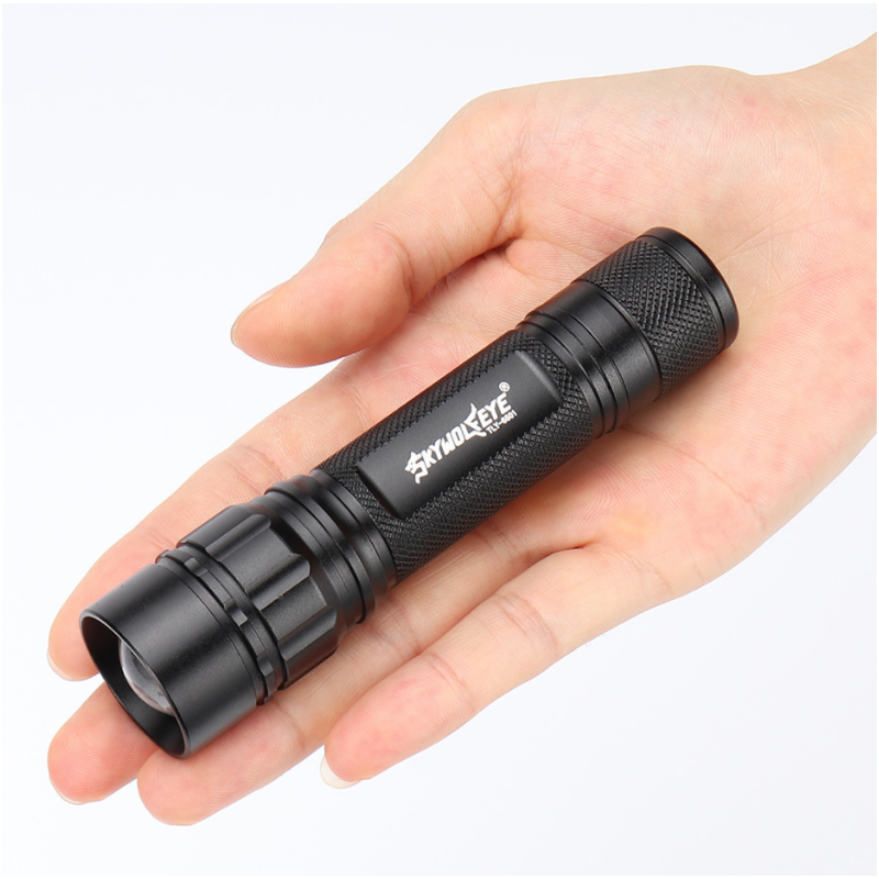 Small Mini LED Flashlight Battery-Powered Handheld Pocket Torch for Outdoor, Emergency, Everyday Flashlights, 4.4 Inch