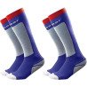 Ski Socks For Men Women S 2 Pairs(Purple+Purple)