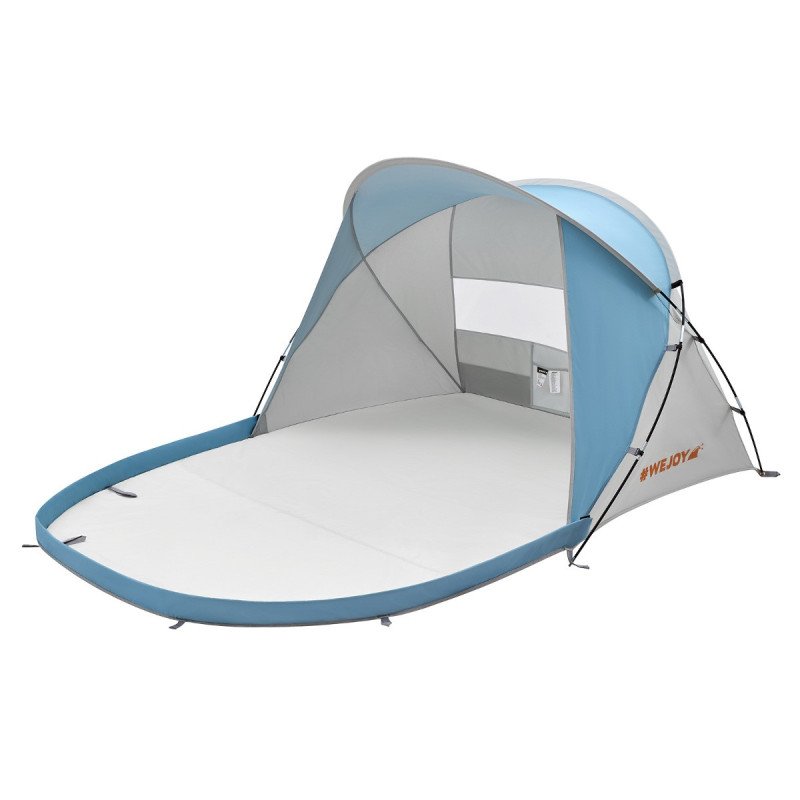 WEJOY XL Pop Up  3-4 Person Extendable Floor Family Beach Shade Tent Sun Shelter With Carry Bag
