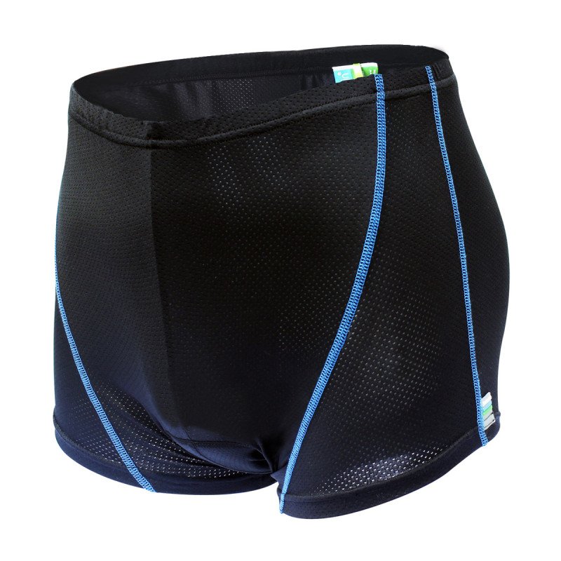 IlpalapinoBlack Men  s Cycling Underwear 3D Padded Bike Shorts