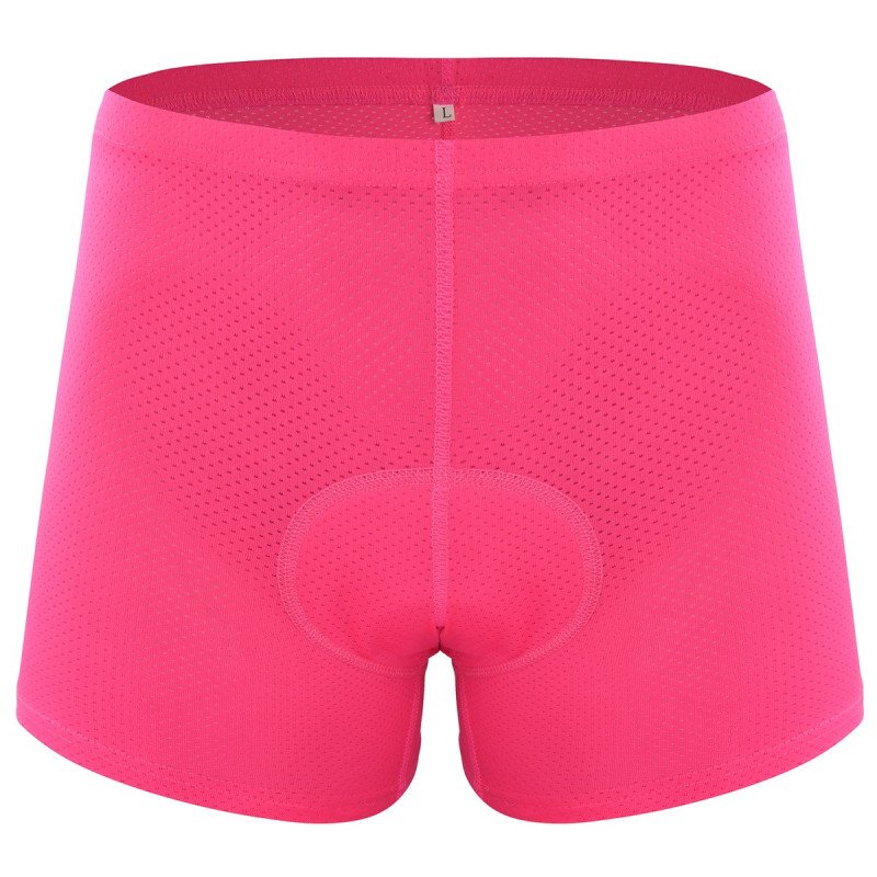 OUTTO Pupper Pink Women  s Cycling Underwear 3D Padded Bike Shorts Moisture wicking& breathable