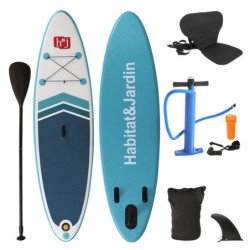 Inflatable SUP Stand Up Paddle Board with Kayak Seat Hybrid 10'