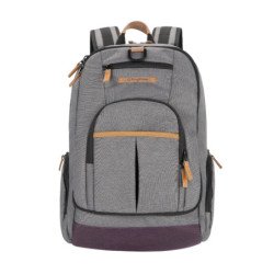KingCamp Waterproof Laptop Backpack 17.3 inch for Women  Men Casual Daypack Backpack KB3336 -Medium Grey