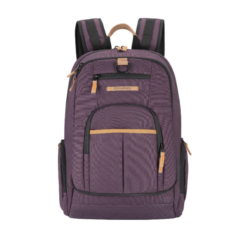KingCamp Waterproof Laptop Backpack 17.3 inch for Women  Men Casual Daypack Backpack KB3336 -Purple