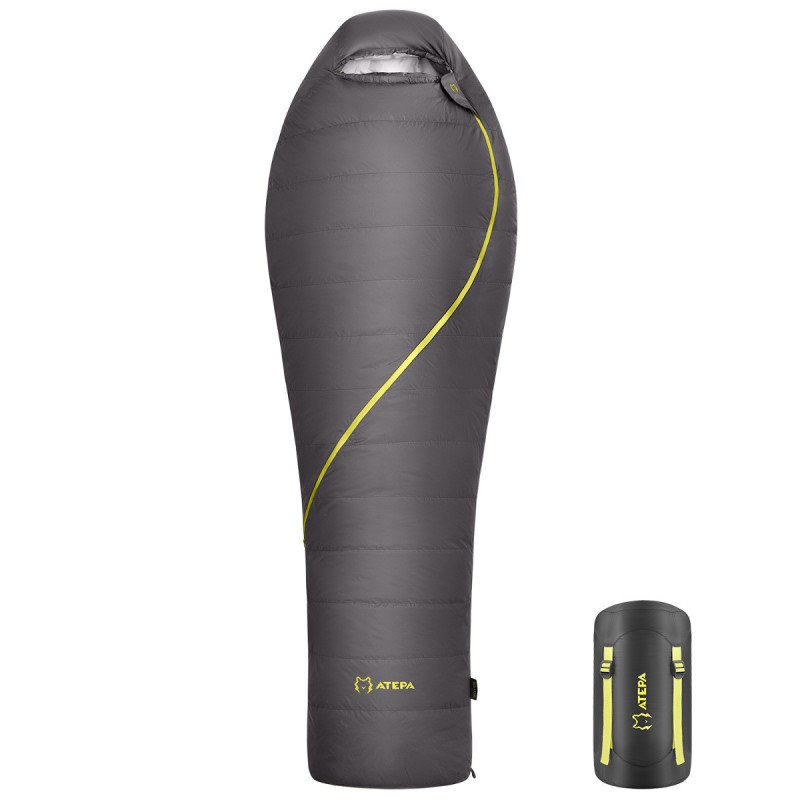 Ultralight XL Down Alternative Adult Oversize Large 620 FP Compact Mummy Sleeping Bag