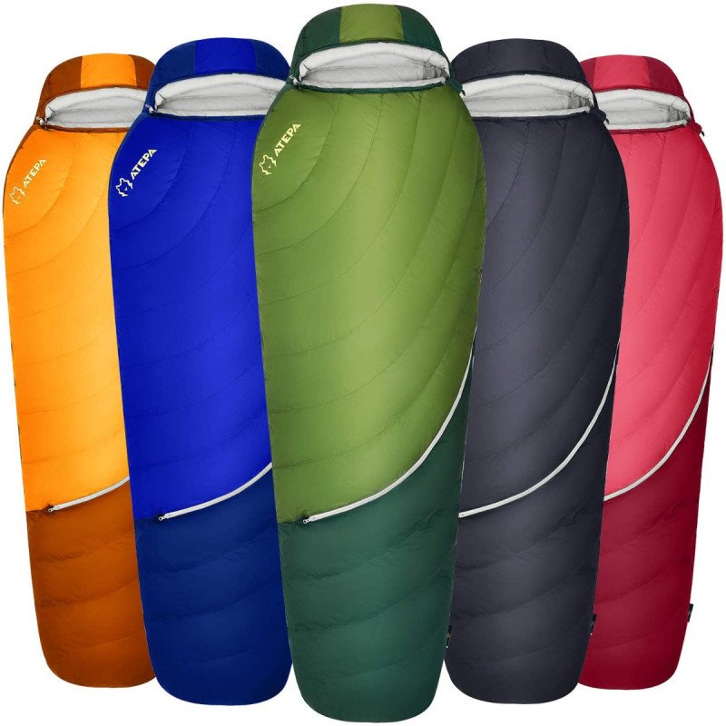ATEPA 0 Degree Down Sleeping Bag 650 FP Cold Weather Lightweight 4 Season Waterproof Sleeping Bag Oversize