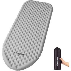 KingCamp 3 " Thick Inflatable Airbed Lightweight Compact Comfortable Sleeping Pad Camping Air Mattress