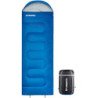 FUNDANGO 3-IN-1 Warm  Cold Weather Lightweight Compact Portable Waterproof Sleeping Bag 9s1903-Blue