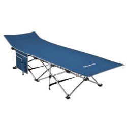 KingCamp Portable Folding Comfort Camping Cot KC2026-Blue