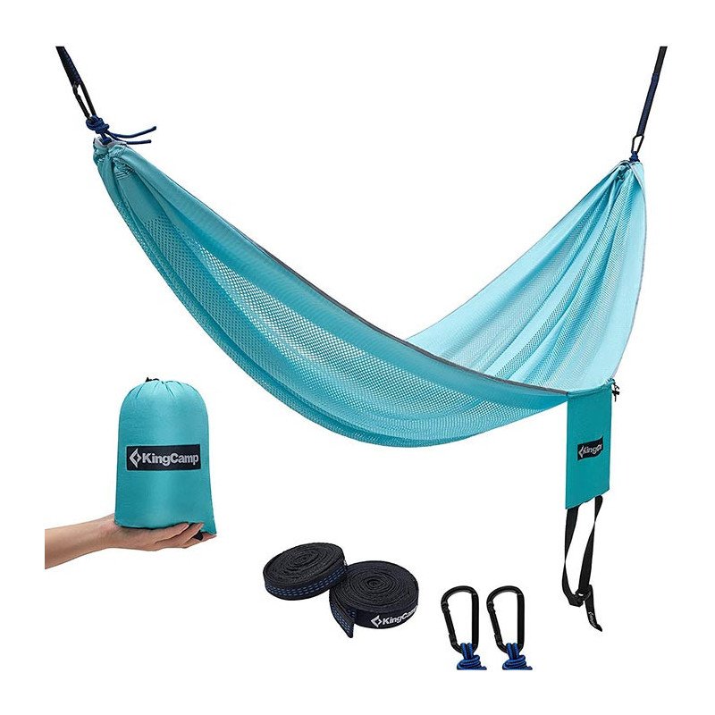 KingCamp Camping Hammock Breathable Lightweight Portable with Tree Straps for Outdoor Patio, Beach and Hiking