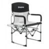 Kingcamp Folding Director Mesh Back Camping Chair for Outside with Side Table KC3824-Black