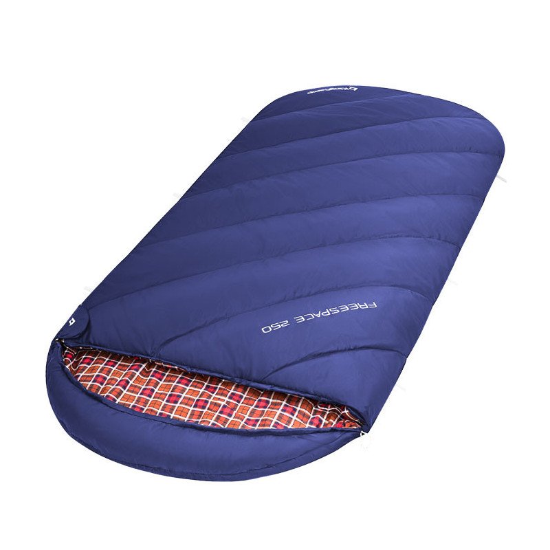 KingCamp Plus Size Cotton Flannel Lining 3 Season Camping Hiking Backpacking Indoors Sleeping Bag