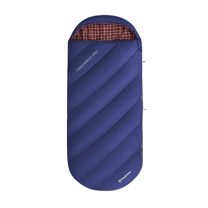 KingCamp Plus Size 3 Season Camping Sleeping Bag-Blue