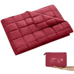 KingCamp Multi-purpose Down Waterproof Blanket KS1902-Crimson