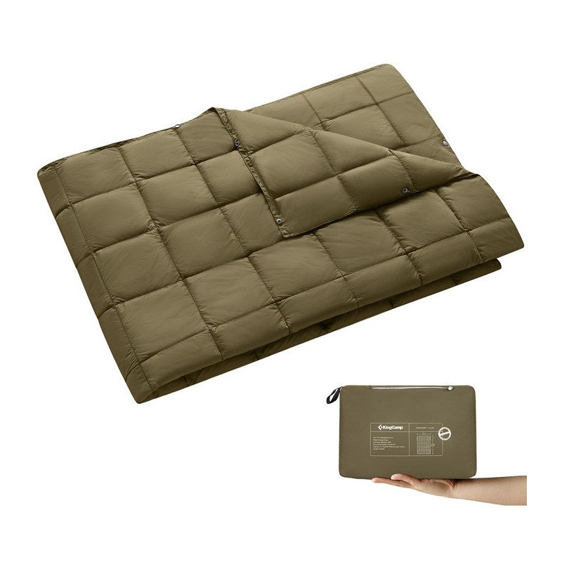 KingCamp Multi-purpose Down Waterproof Blanket KS1902-Olive