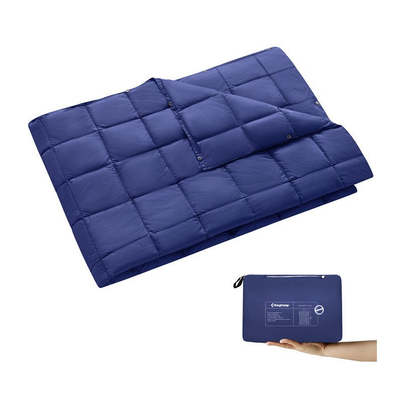 KingCamp Multi-purpose Down Waterproof Blanket KS1902-Navy
