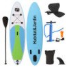 Inflatable SUP Stand Up Paddle Board with Kayak Seat Hybrid 10'  Palm Blue