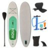 Inflatable SUP Stand Up Paddle Board with Kayak Seat Hybrid 11' Green