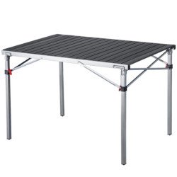 KingCamp 42.1" L    27.6" W 4-6 Person Aluminum Alloy Roll up Camping Picnic Table Folding Portable Table