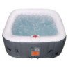 Portable Inflatable Bubble Spa Inflatable Hot Tub-Grey