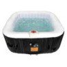 Portable Inflatable Bubble Spa Inflatable Hot Tub-Black