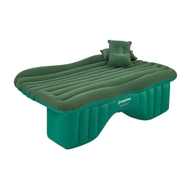 KingCamp Inflatable Car Air Mattress With Pump and Pillow-Green
