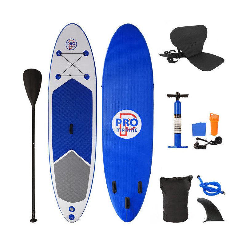 Inflatable SUP Stand Up Paddle Board with Kayak Seat Hybrid 11' Blue