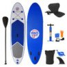 Inflatable SUP Stand Up Paddle Board with Kayak Seat Hybrid 11' Blue