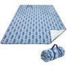 KingCamp Sand Free Beach Blanket Outdoor Picnic Blanket-Blue-59" x 79"