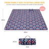 KingCamp Sand Free Beach Blanket Outdoor Picnic Blanket-Rose-118" x 79"