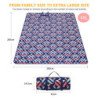 KingCamp Sand Free Beach Blanket Outdoor Picnic Blanket-Rose-79" x 79"